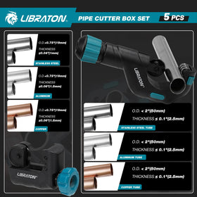 LIBRATON PEX pipe cutter handles up to 1-1/4 inch for versatile plumbing.