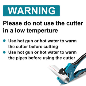 LIBRATON PVC Cutter includes an extra blade for continued use.