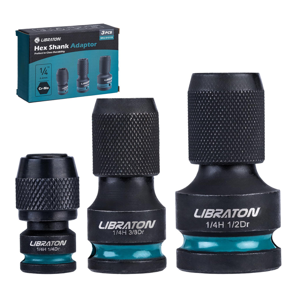 LIBRATON quick-change chuck enabling fast one-handed bit swaps
