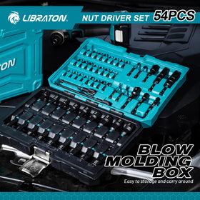 LIBRATON screwdriver bit set 24pcs 1in covers PH, SL, H bits.