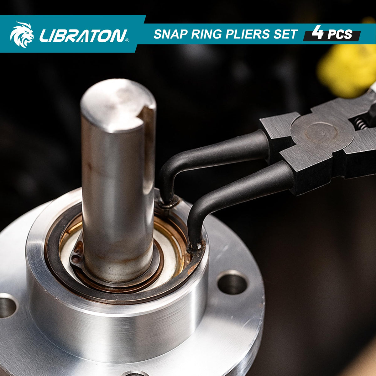 LIBRATON Snap Ring Pliers storage case keeps tools organized in workbench drawers.