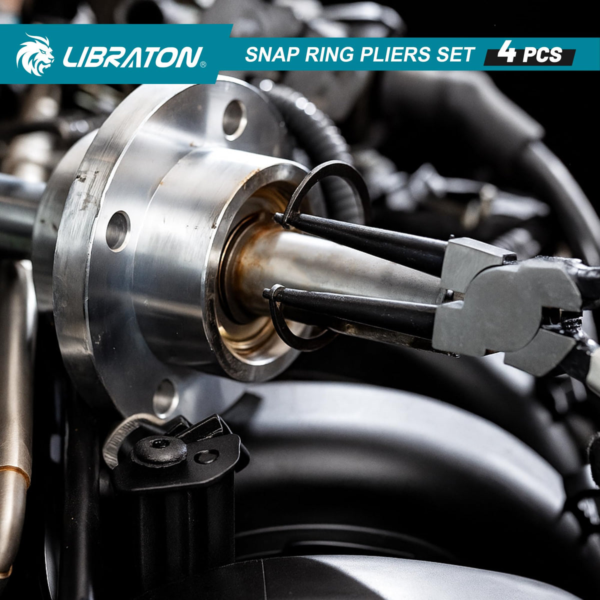 LIBRATON Snap Ring Pliers come with a compact storage case for on-site organization.