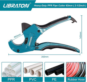 Libraton straight-cut guidance for clean pipe faces