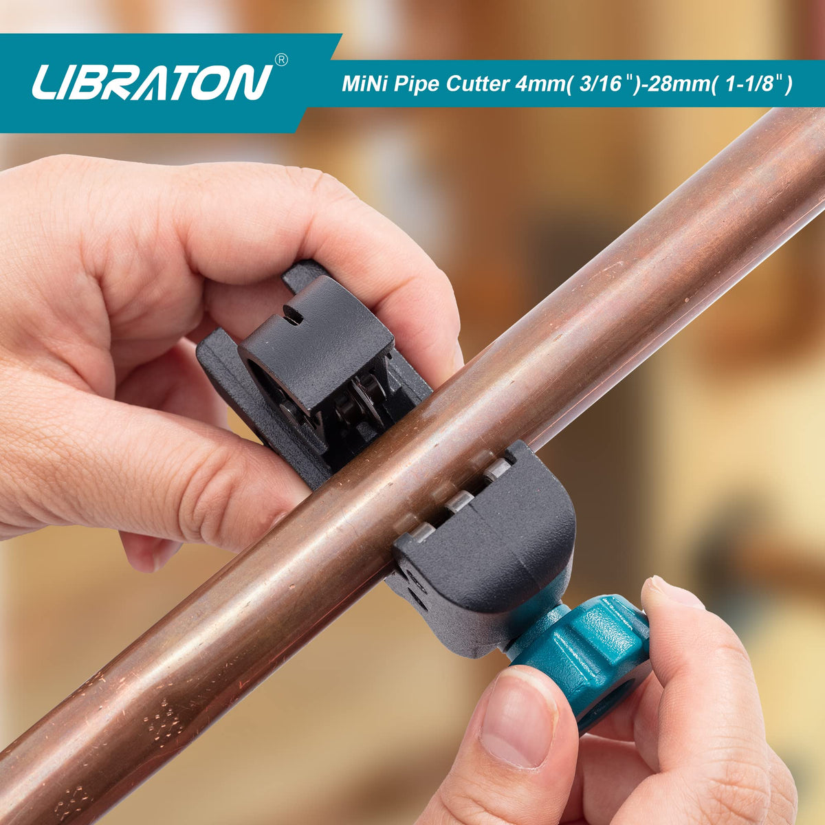 LIBRATON cutter designed for small spaces makes HVAC and automotive tasks easier.