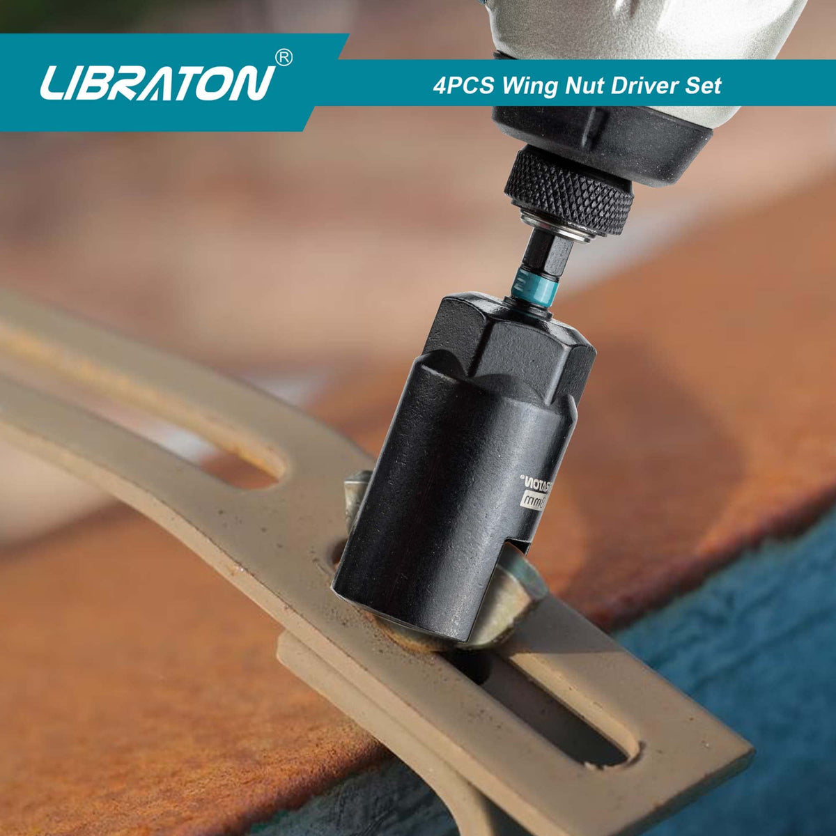 LIBRATON Wing Nut Driver wire twisting option enables quick cable work