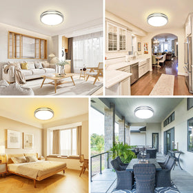 Libtit low-profile ceiling light blends with décor and hides wiring
