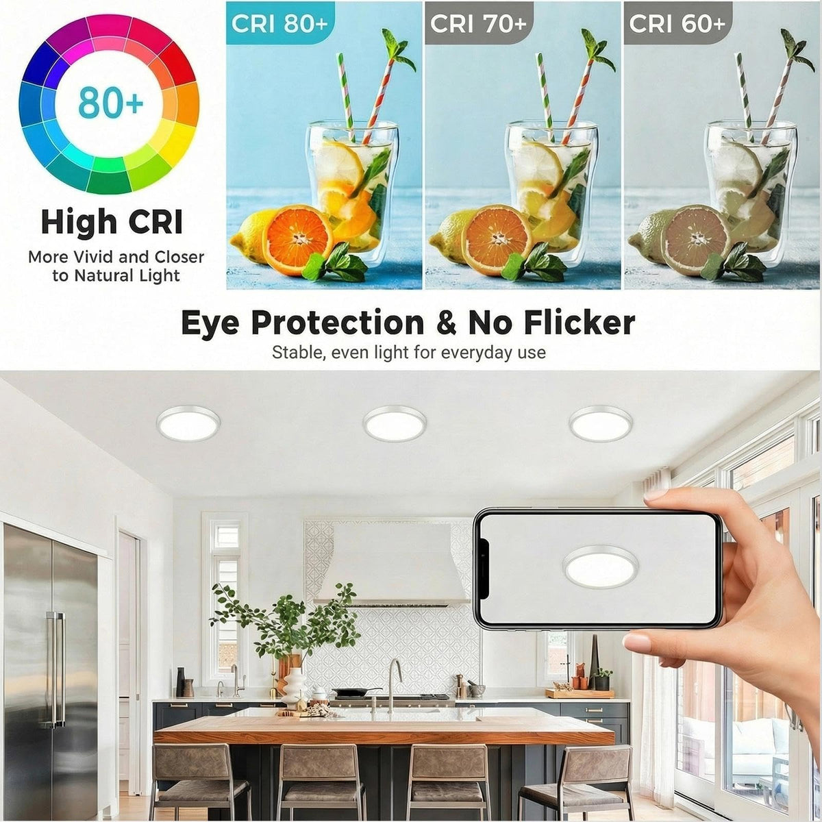 Libtit 1500-lumen 15W LED fixture provides strong lighting with lower energy use