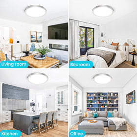 libtit easy-install flush mount fixture for a quick DIY upgrade