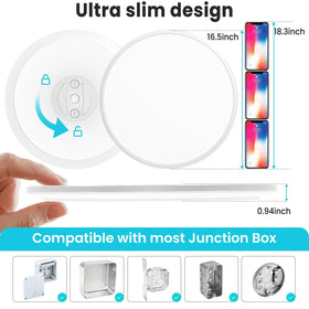 libtit ceiling light delivers bright 4200 lumens for clear tasks