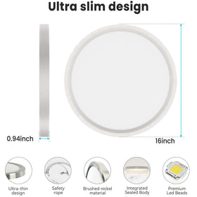libtit flicker-free LED illumination suitable for bathroom or hallway
