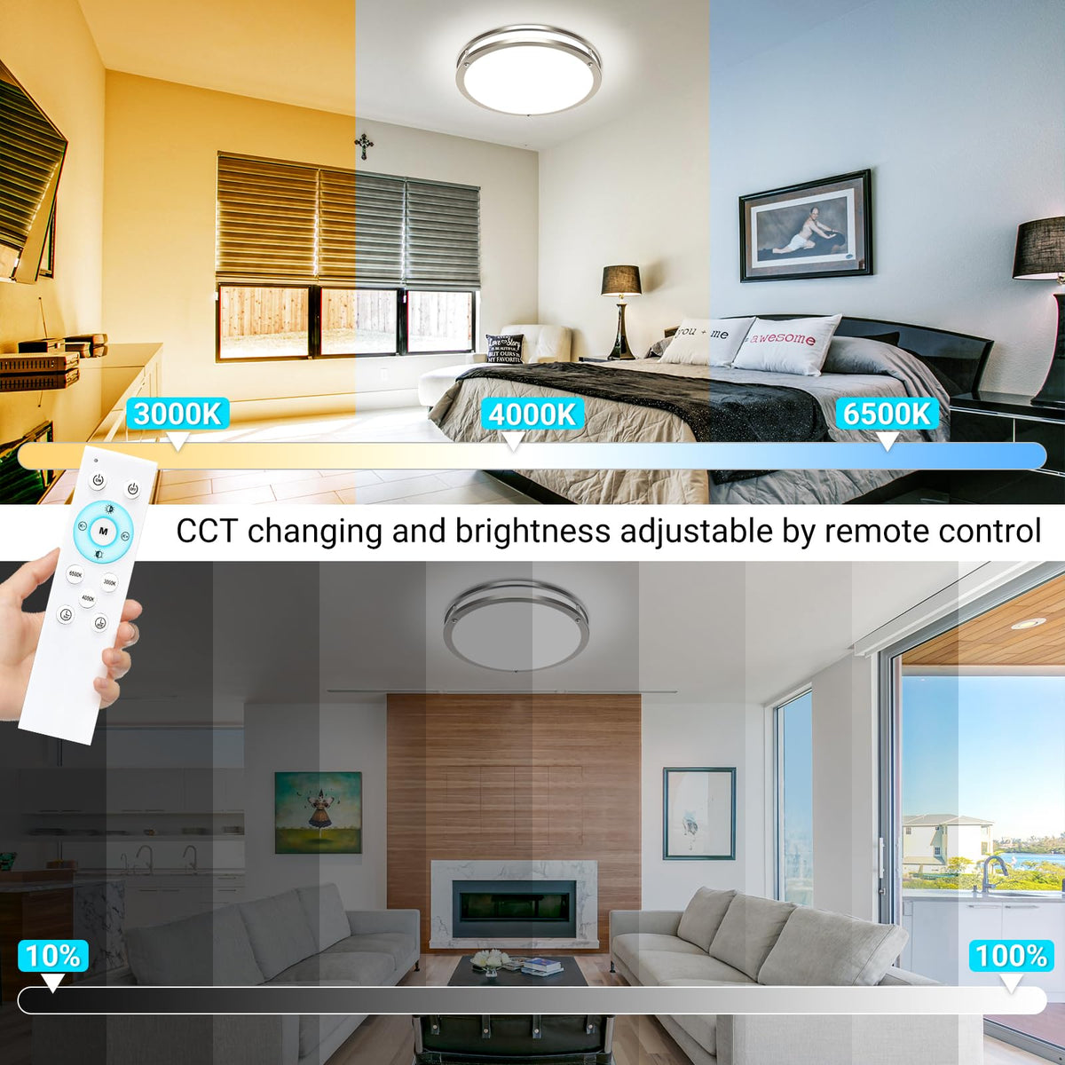 libtit night light mode ceiling light for late hours