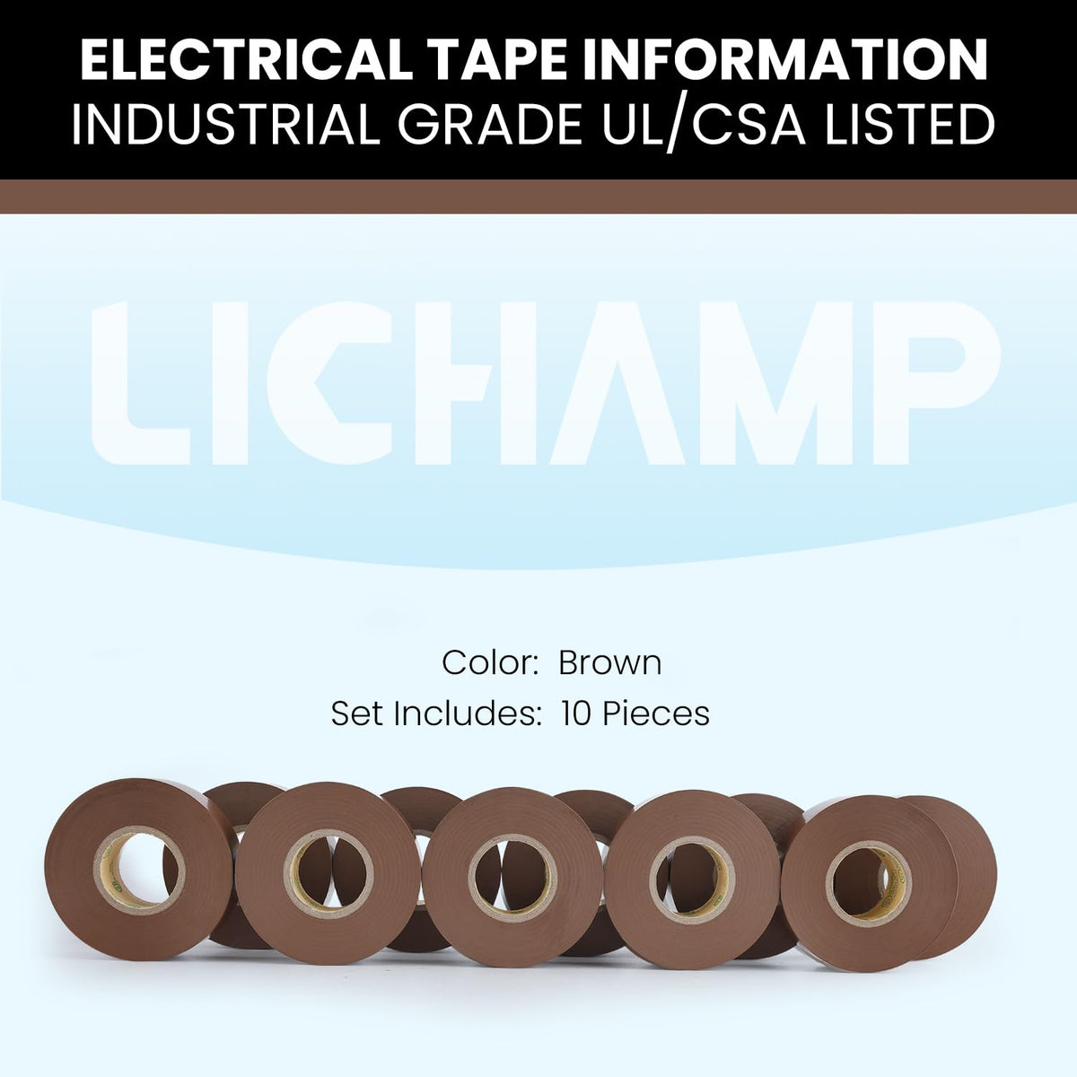 Lichamp 10-pack value packaging for quick project prep and organization