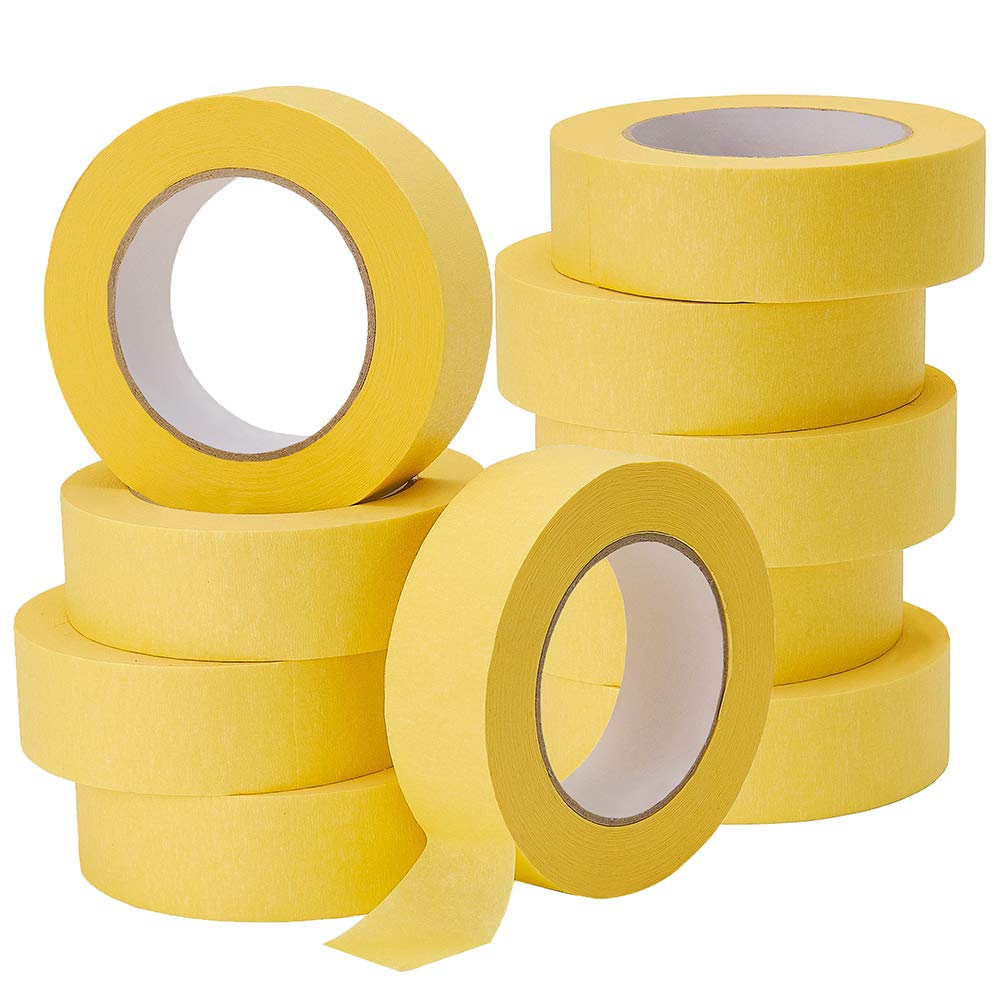 Lichamp automotive masking tape yellow 36mm-55m applied for clean edge masking