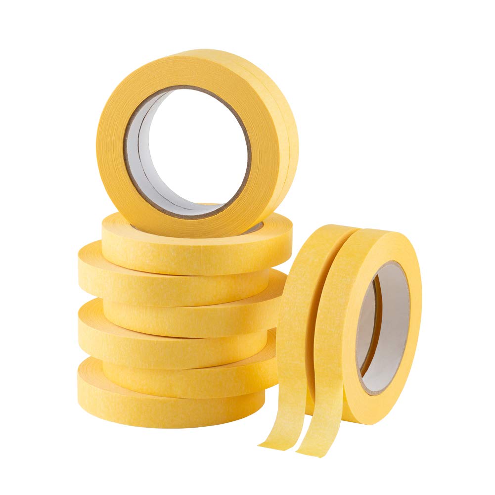 Lichamp masking tape shown with high temperature tolerance up to 250 F.