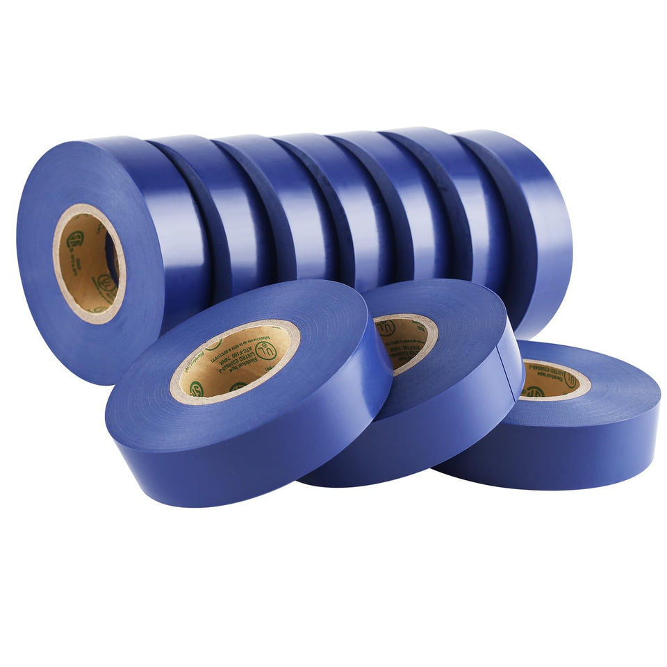 Lichamp blue electrical tape pack for versatile projects