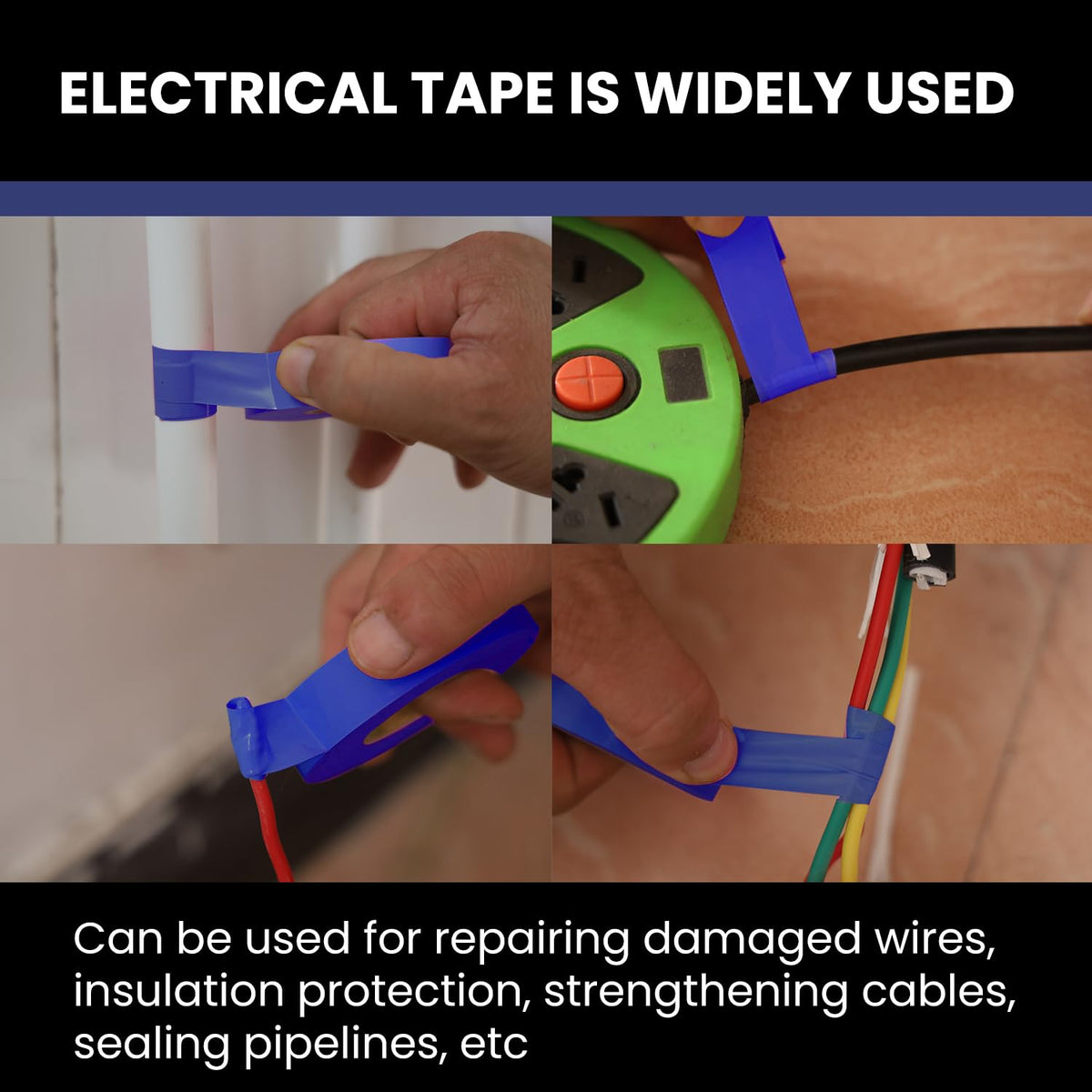 Lichamp blue electrical tape storage case kept in toolbox