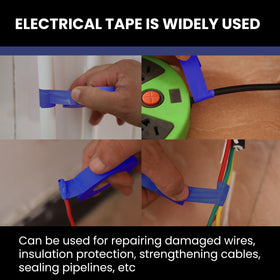 Lichamp blue electrical tape storage case kept in toolbox