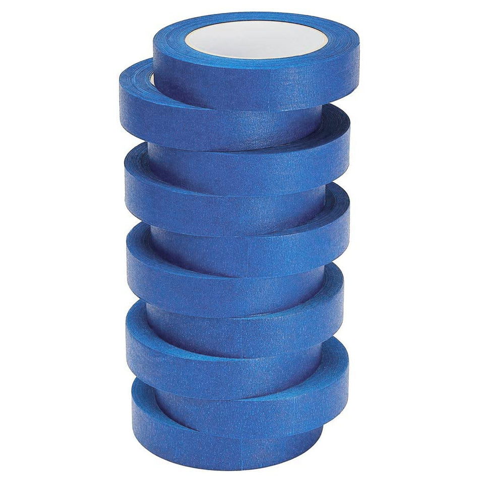 Lichamp blue painters tape roll in 1-inch width for precise masking tasks.