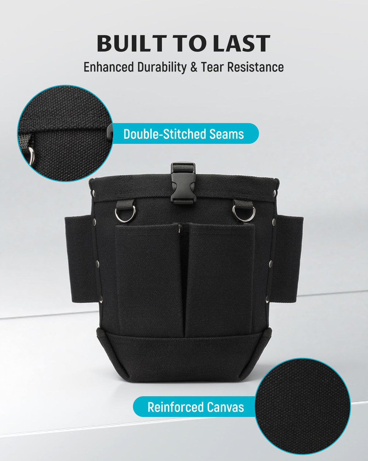 Lichamp belt loop ensures secure wear during long shifts.