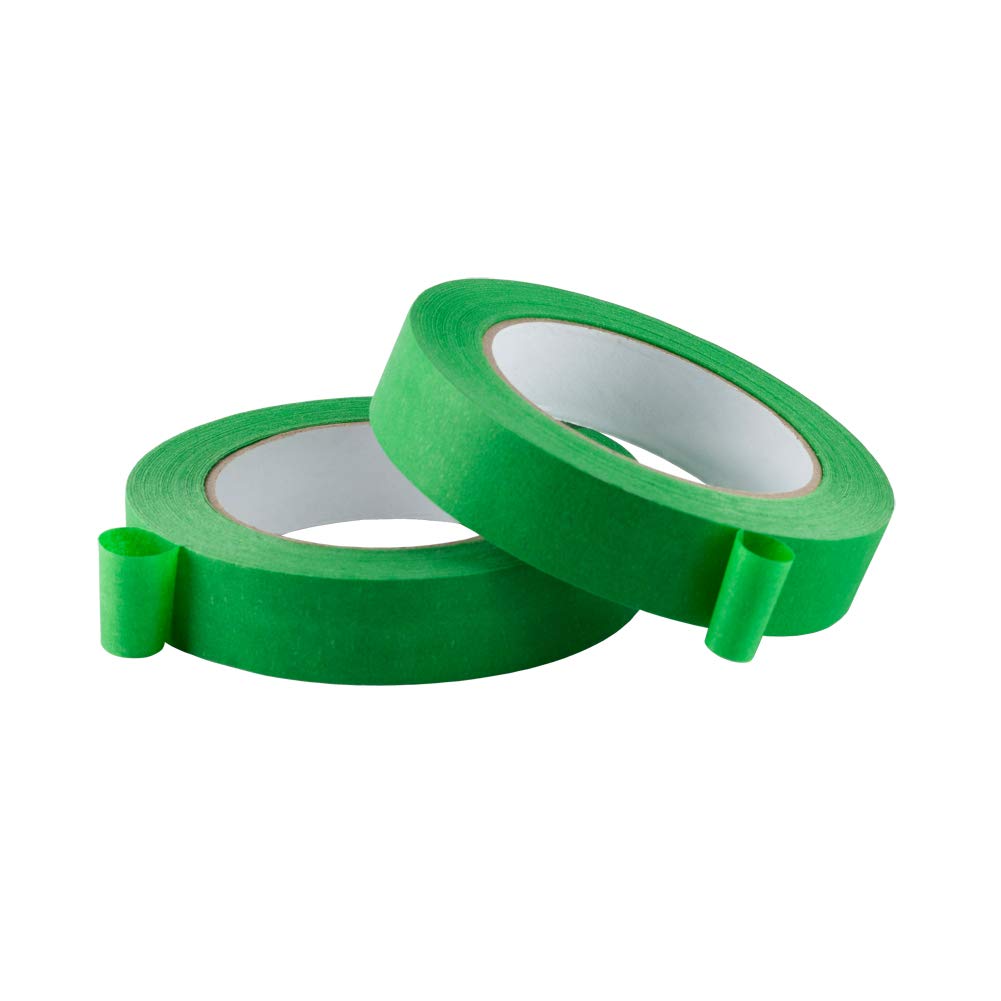Lichamp green masking tape adheres firmly to many surfaces with reliable holding power