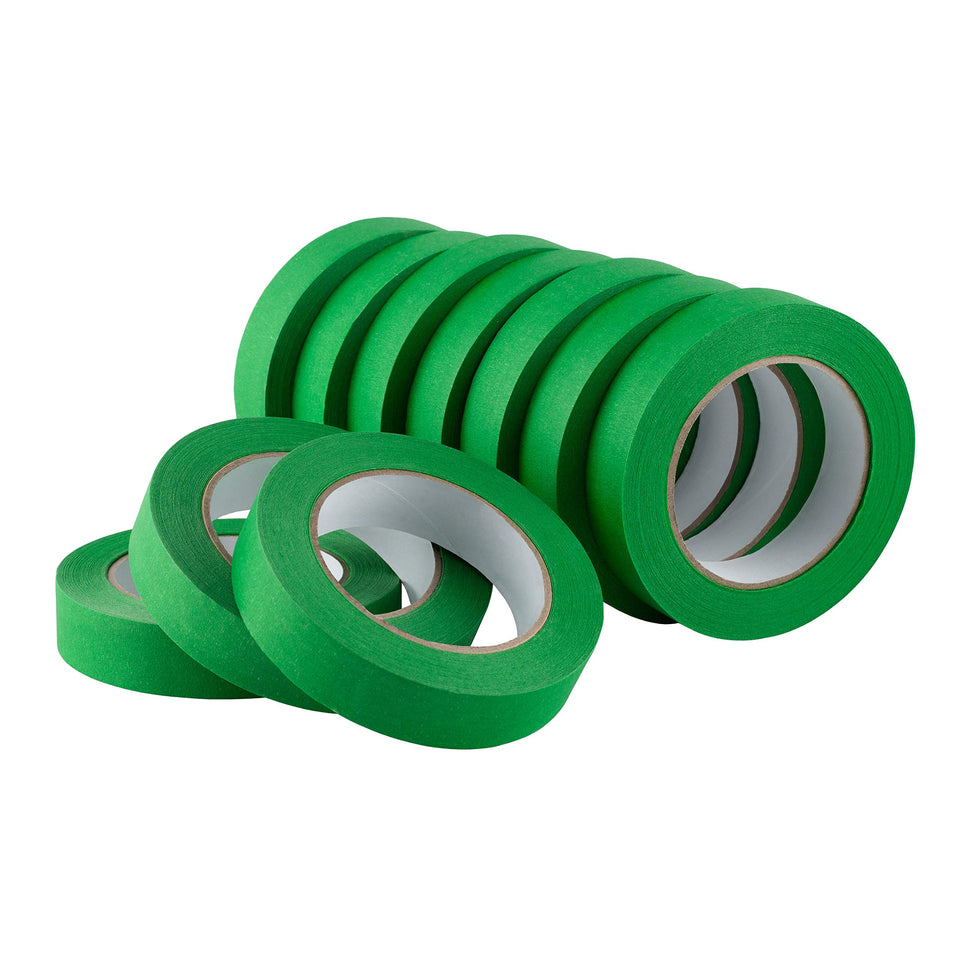 Lichamp green painter's tape bulk pack for crisp indoor edge lines