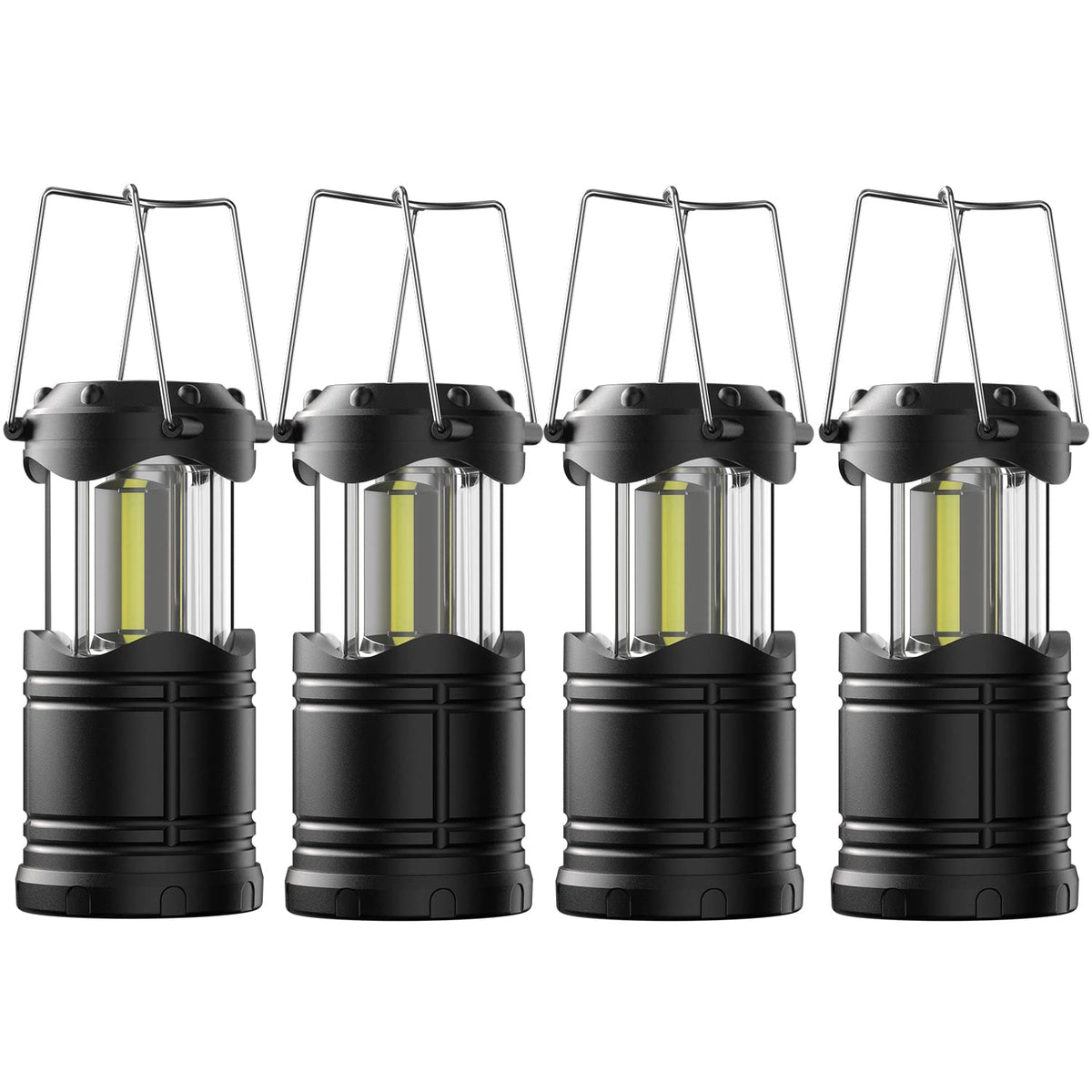 Lichamp LED camping lantern 4-pack for home outages and outdoor trips.