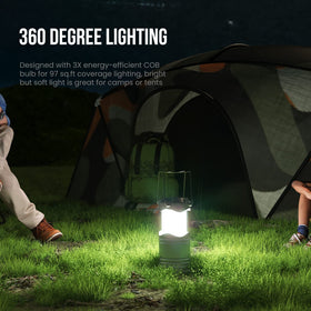 Lichamp lantern collapsible design saves space and travels easily.