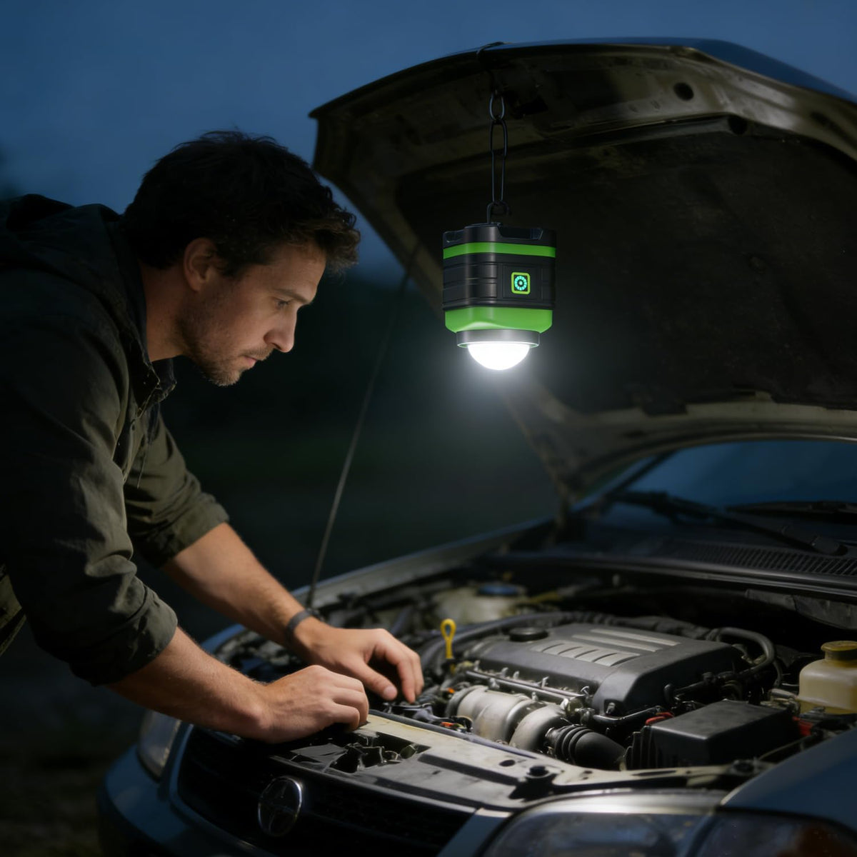 Compact, durable Lichamp lantern suitable for home and survival gear.