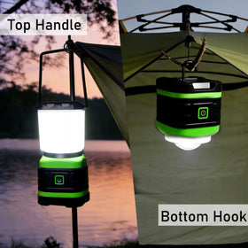 Lichamp lantern offers daylight white, bright, and warm modes for versatile lighting.
