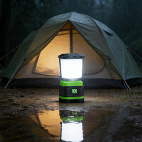 Water-resistant design protects against splashes in rain or snow.
