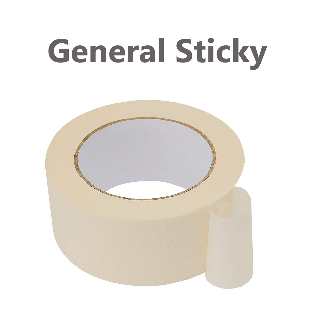 Lichamp masking tape bulk 6-pack highlights easy tear and residue-free removal.