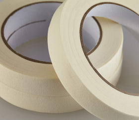 Lichamp masking tape white rolls suited for labeling and surface protection during projects.