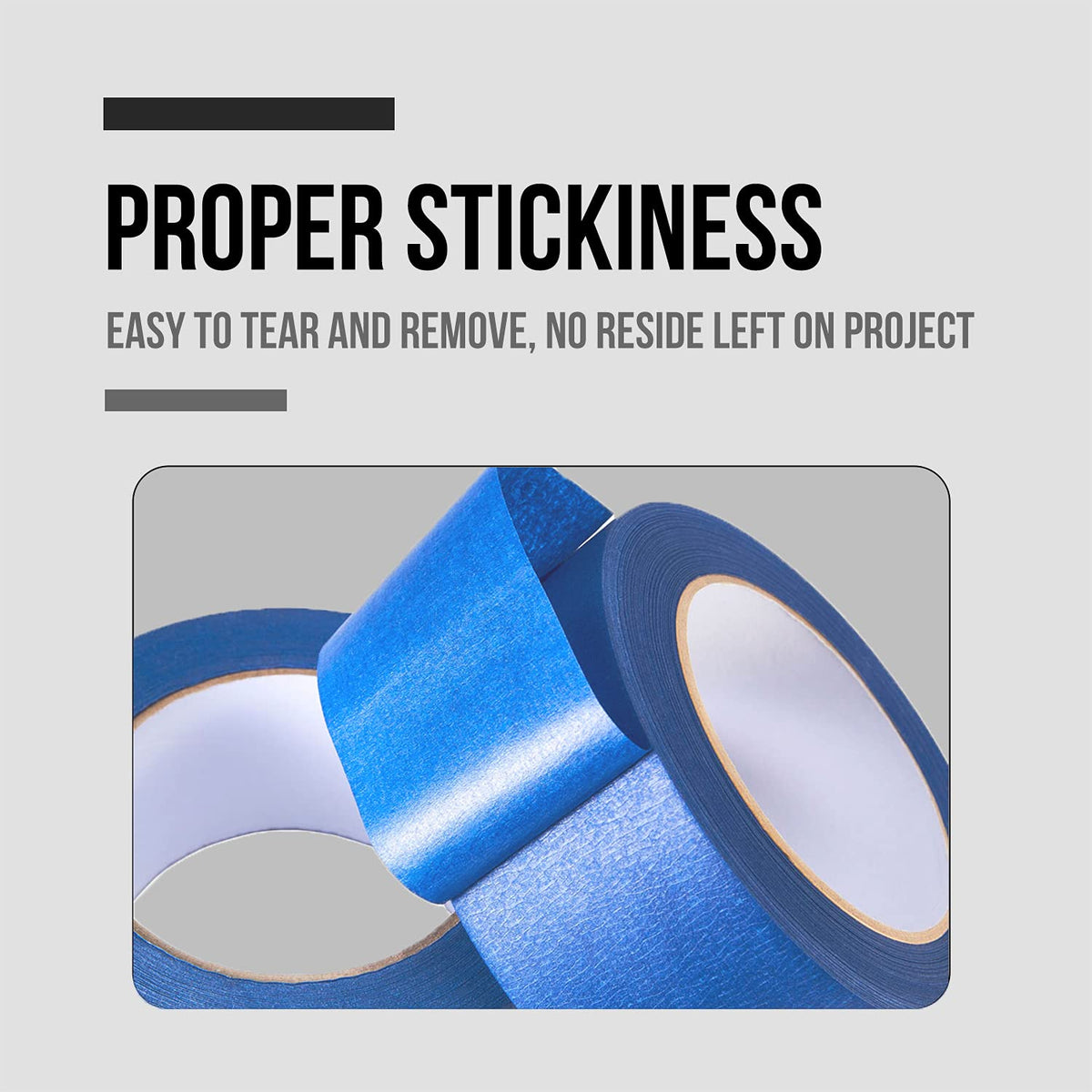 Lichamp tape adhesion on varied surfaces demonstrates strong hold.