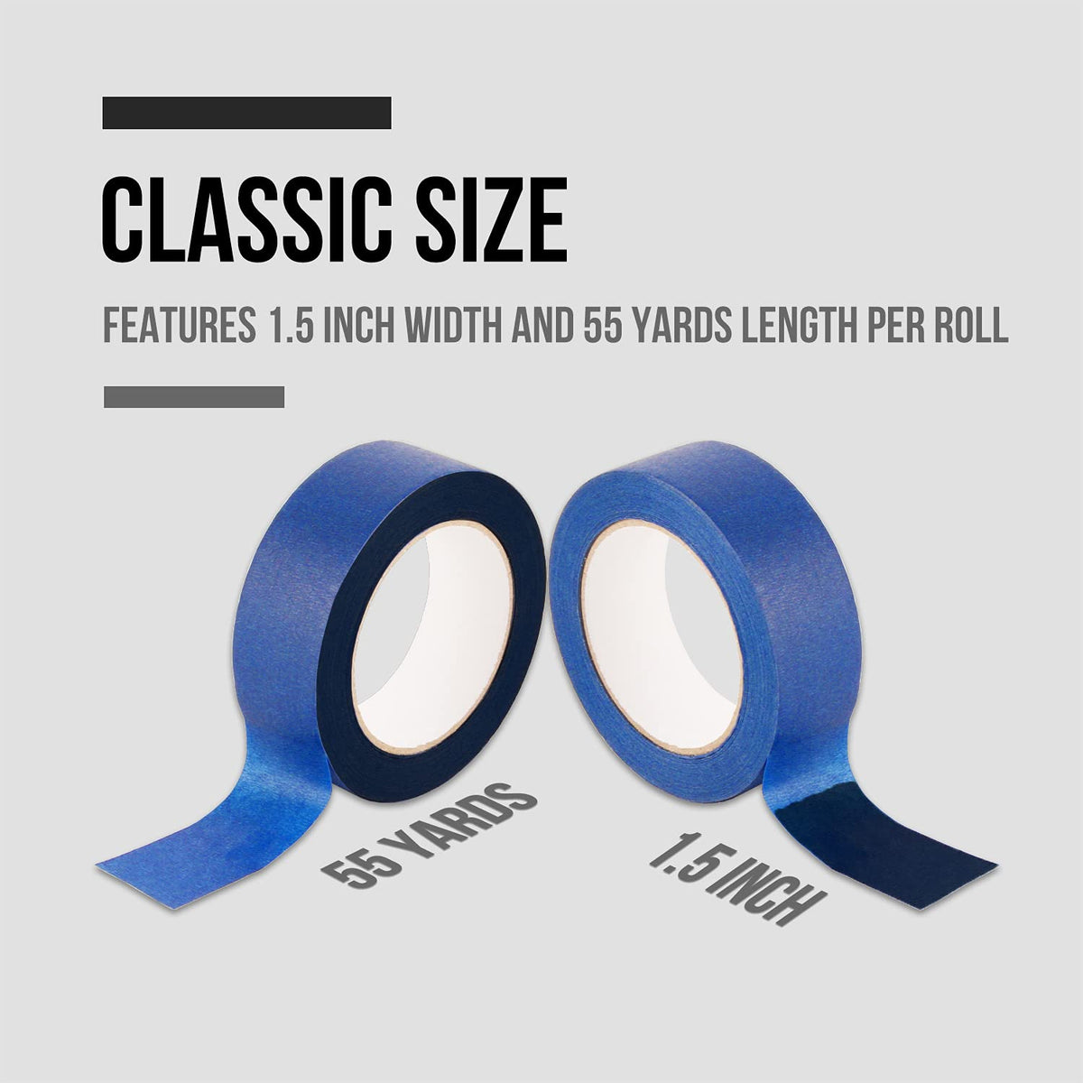 Lichamp crepe backing shows conformability for precise application.