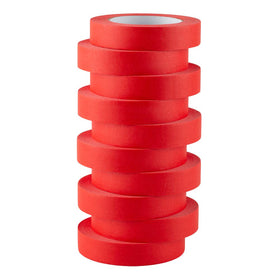Lichamp red painters tape resists lifting to protect sharp paint edges.