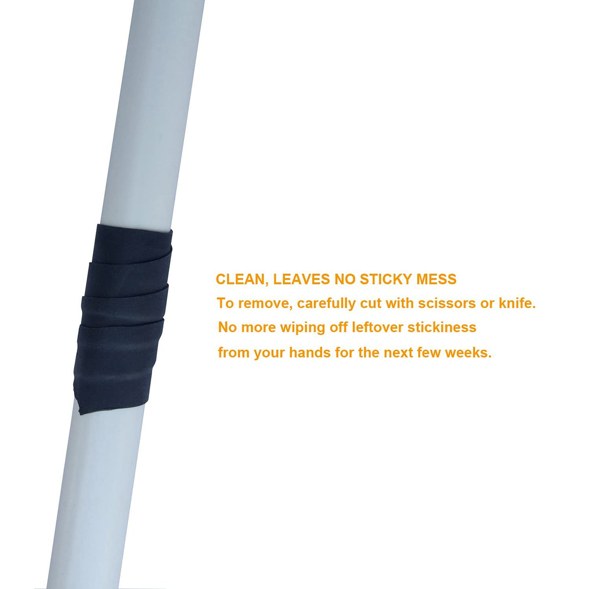 Lichamp tape demonstrating strong extension on a curved surface.