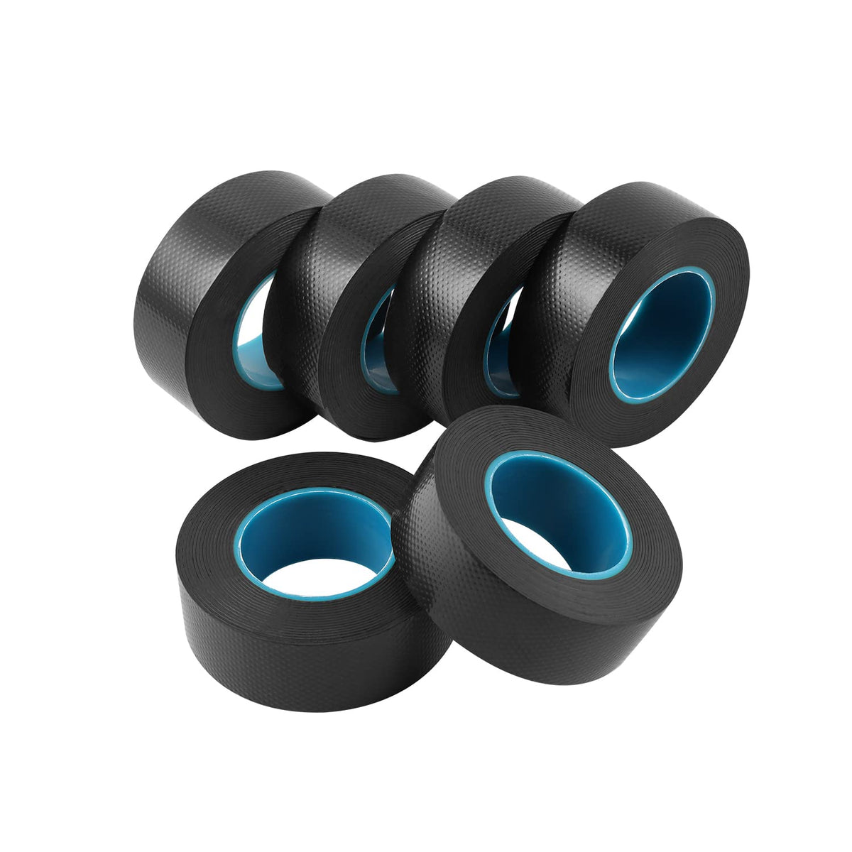 Lichamp self-fusing rubber tape wrapped around a pipe for a leak seal.