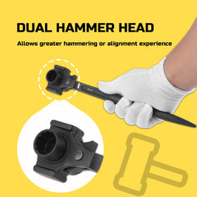 Lichamp spud wrench bottom tapered end aids hole alignment