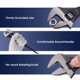 Lichamp spud wrench features corrosion-resistant black oxide coating for long-term use.