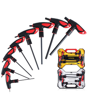 Lichamp T-handle 2mm wrench with ergonomic grip for precise fastener work.
