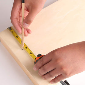 Lichamp tape measure with 1/8 fraction marks for precise DIY projects.