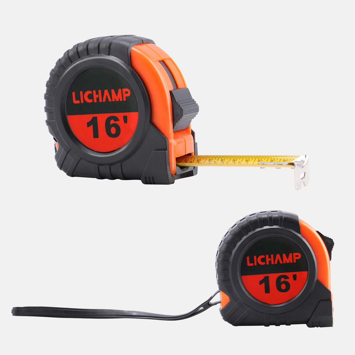 Retractable mechanism of Lichamp tape measure for smooth reeling.