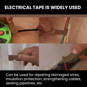 Compact rolls stored neatly for contractor kits and DIY projects
