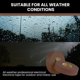 Waterproof tape protecting cables in wet or outdoor environments