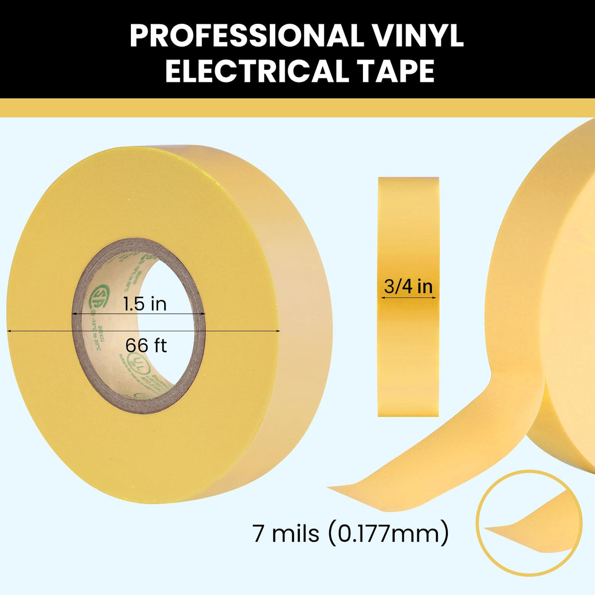 Lichamp tape wrapping a wire bundle for tidy insulation and organization