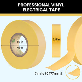 Lichamp tape wrapping a wire bundle for tidy insulation and organization
