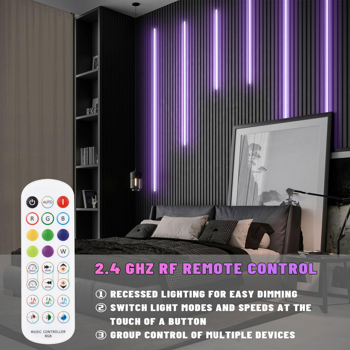 Lichaser group control and timer features simplify daily lighting