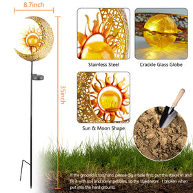 LICKLIP easy-install garden stake installs in seconds without tools