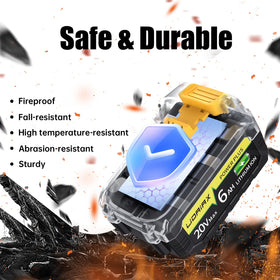 LIDAIAX compatibility with Dewalt 20V Max models broadens tool options.