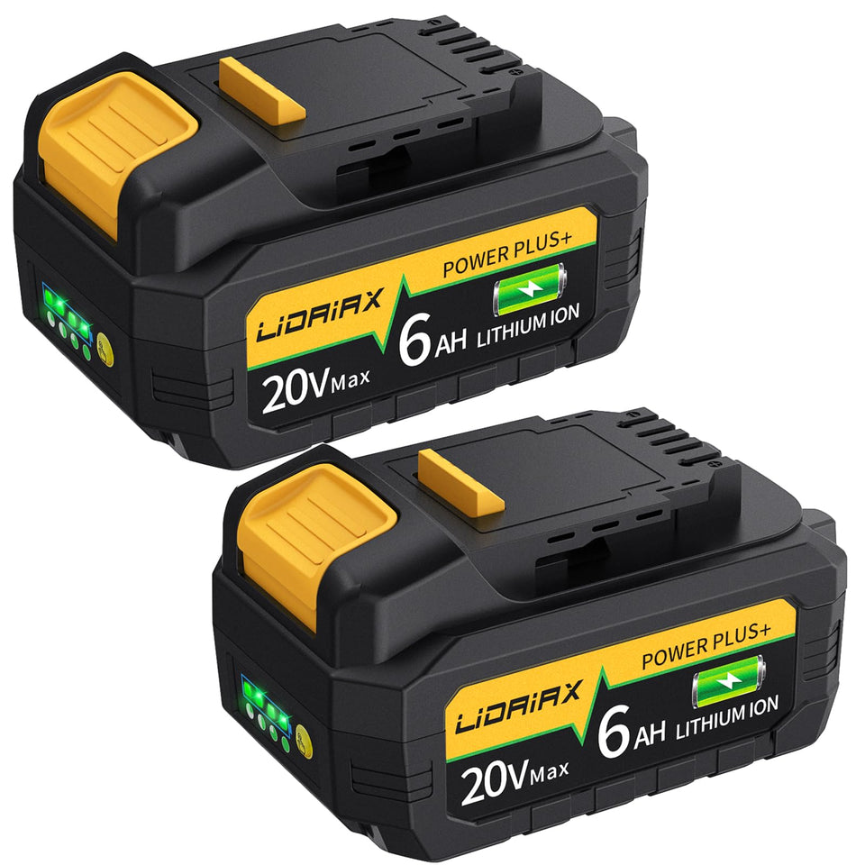 LIDAIAX true capacity battery for Dewalt 20V Max with reliable power output